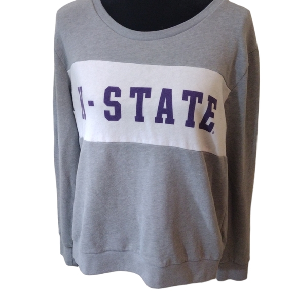 Victoria's Secret Pink KSU Sweatshirt - Size Large - Picture 1 of 3